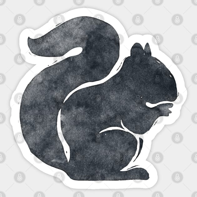 Squirrel Inkpress Artwork Sticker by Art Designs